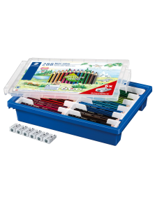 Lapices de colores 185 staedtler caja de carton con 288 unidades de 12 colores diferentes class pack