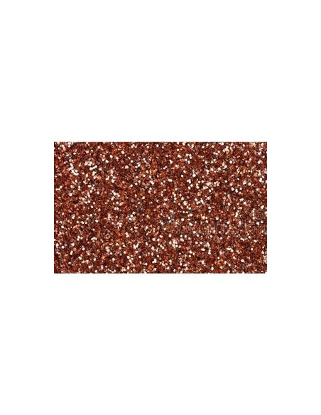 FAMA GOMA EVA 50X70 2MM PACK 10H GLITTER CASTAÑO