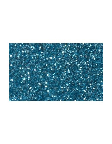 FAMA GOMA EVA 50X70 2MM  PACK 10H GLITTER AZUL TURQUESA