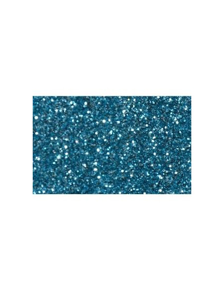 FAMA GOMA EVA 50X70 2MM  PACK 10H GLITTER AZUL TURQUESA