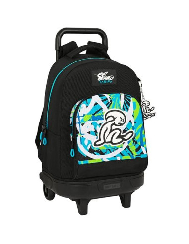 SAFTA MOCHILA GRANDE C/RUEDAS COMPACT EXTRAÍBLE EL NIÑO GREEN BALI