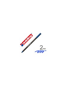 Rotulador edding punta fibra 1300 azul punta redonda 2 mm