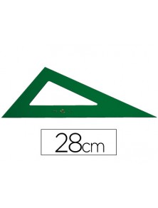 Cartabó 28 cm plàstic verd