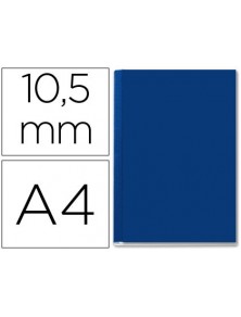Tapa de encuadernacion channel rigida 35572 azul lomo b capacidad 71105 hojas