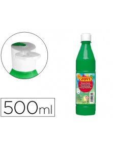 Tempera liquida jovi escolar 500 ml verde medio