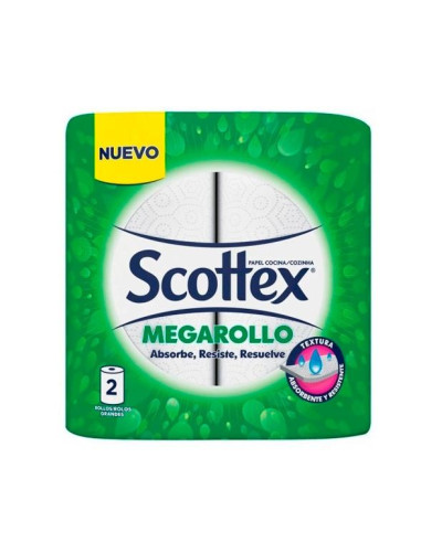 SCOTTEX ORIGINAL PAPEL DE COCINA MEGARROLLO PACK DE 2U