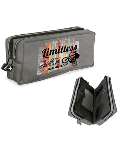 SENFORT PORTATODO DOBLE BMX LIMITLESS GRIS