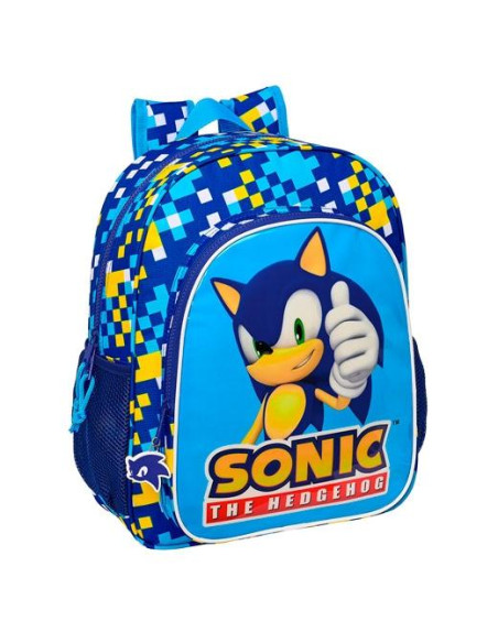 SAFTA MOCHILA JUNIOR ADAPTABLE CARRO 15L SONIC SPEED