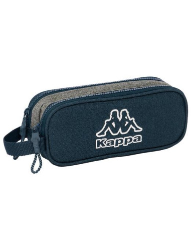 SAFTA PORTATODO DOBLE 1L KAPPA DARK NAVY