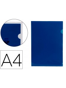 Carpeta liderpapel dossier uñero 44002 polipropileno din a4 azul 20 hojas