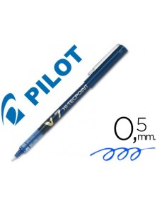 Rotulador pilot punta aguja v-7 azul 0.7 mm