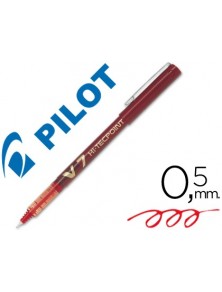 Rotulador pilot punta aguja v-7 rojo 0.7 mm