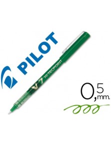 Rotulador pilot punta aguja v-7 verde 0.7 mm