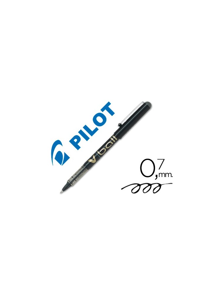 Rotulador pilot roller v-ball negro 0.7 mm