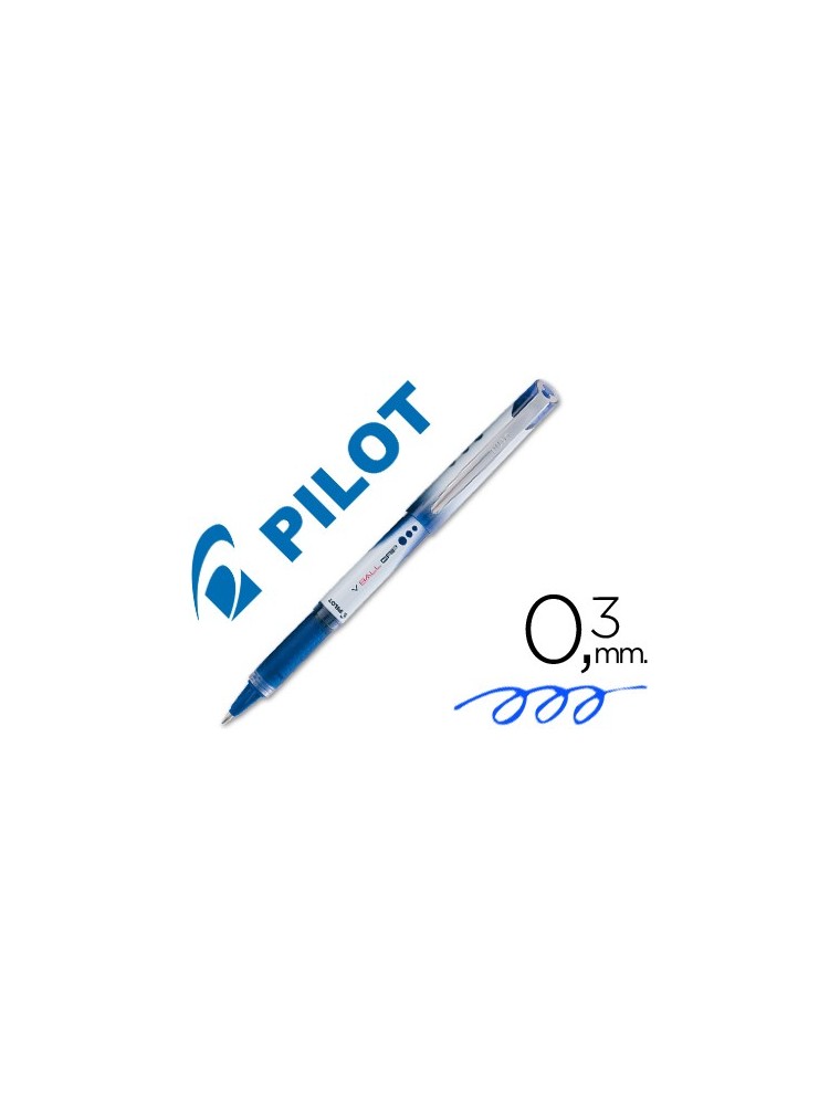 Rotulador pilot roller v-ball grip azul 0.5 mm