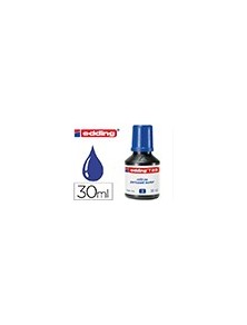Tinta rotulador edding t-25 azul frasco de 30 ml