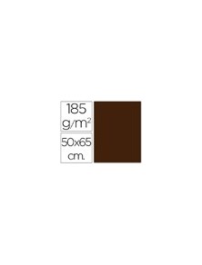 Cartulina guarro marronchocol -50x65 cm -185 gr