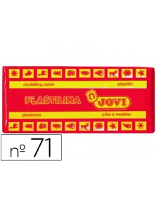 Plastilina jovi 71 rojo -unidad -tamaño mediano