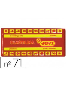 Plastilina jovi 71 marron -unidad -tamaño mediano