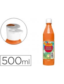 Tempera liquida jovi escolar 500 ml naranja