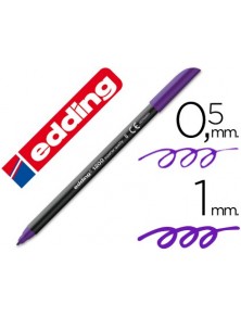 Rotulador edding punta fibra 1200 violeta n.8 punta fibra 0.5 mm