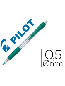 Portaminas pilot super grip verde 0,5 mm sujecion de caucho