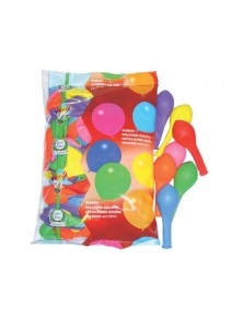 Globo 100 latex biodegradable bolsa de 100 unidades colores surtidos
