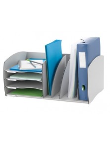 Organizador de armario paperflow gris poliestireno 245x543x340 mm