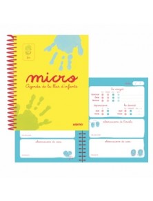 Agenda micro additio primer ciclo de educacion infanti de 0 a 3 años 240 paginas medida 135 x 165 cm  dia pagina