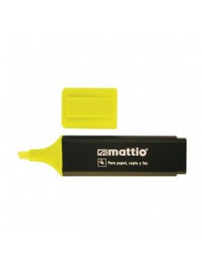 Rotulador marcador fluorescente amarillo mtt6033 mattio