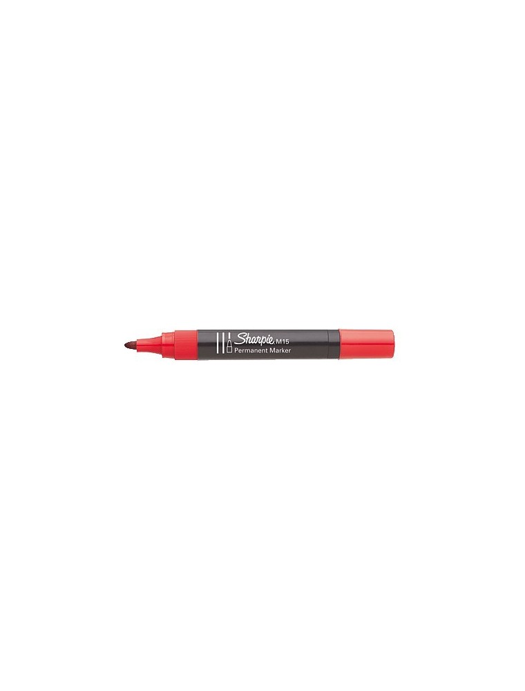 Rotulador permanente punta conica 18mm Sharpie M15 color rojo