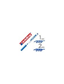 Rotulador edding para pizarra blanca 661 color azul punta redonda 1-2 mm