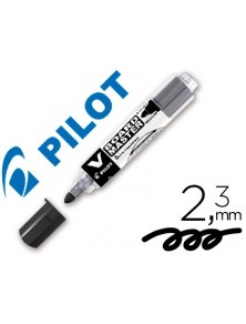 Rotulador pilot v board master para pizarra blanca negro tinta liquida trazo 2,3mm