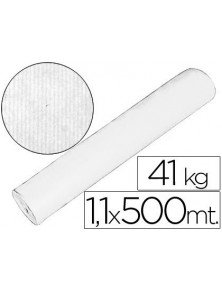Papel kraft blanco bobina 1,10 mt x 500 mts especial para embalaje