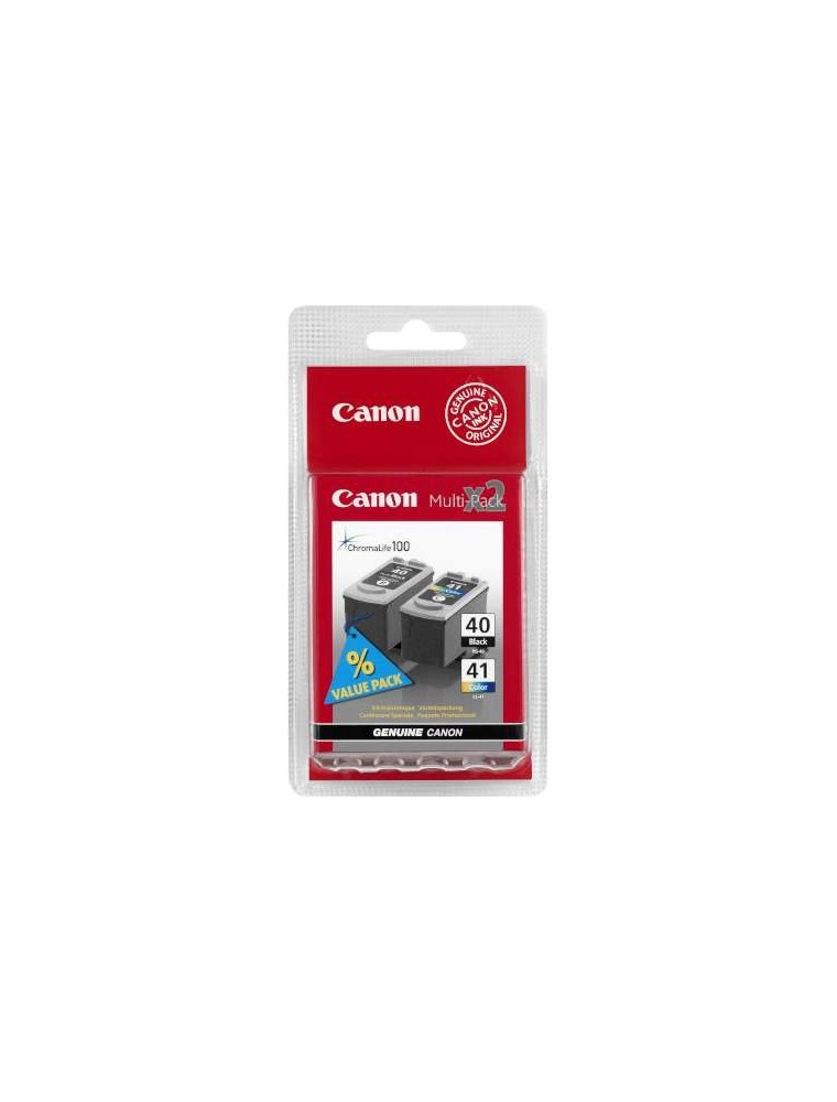 Canon Cartucho Inyeccion Tinta Negro Pg 40  Cl 41 Pack 2