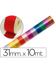 Cinta fantasia 10 mt x 31 mm rojo