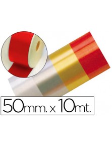 Cinta fantasia 10 mt x 50 mm rojo