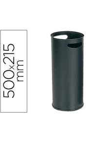Paraguero metalico 306 negro 50x21,5 cm