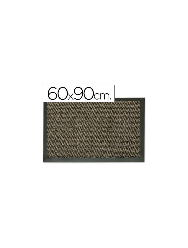 Alfombra paperflow antipolvo gris basic 60x90 cm