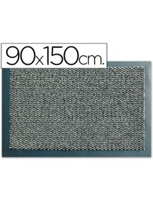Alfombra fast-paperflow antipolvo lavable gris 90x150 cm