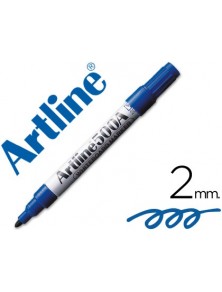 Rotulador artline pizarra ek-500 azul punta redonda 2 mm recargable