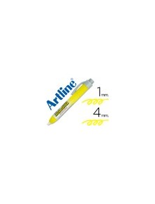 Rotulador artline clix fluorescente ek-63 amarillo punta biselada 4.00 mm