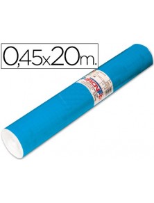 Rollo adhesivo aironfix unicolor azul mate medio 67014rollo de 20 mt