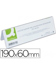 Identificador sobremesa q-connect metacrilato 190x60 mm ref.5727