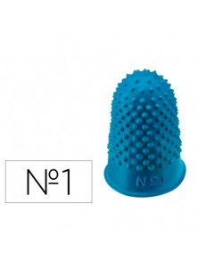 Dediles q-connect goma nº1 20-22 mm diametro caja de 12 unidades color azul