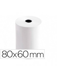 Rollo sumadora termico q-connect 80 mm ancho x 60 mm diametro sin bisfenol a
