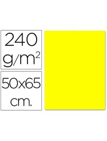 Cartulina liderpapel 50x65 cm 240gm2 amarillo limon
