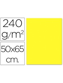 Cartulina liderpapel 50x65 cm 240gm2 amarillo