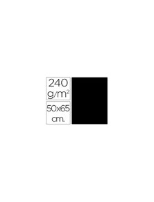 Cartulina liderpapel 50x65 cm 240gm2 negro