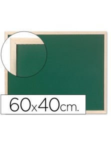 Pissarra verda amb marc de fusta